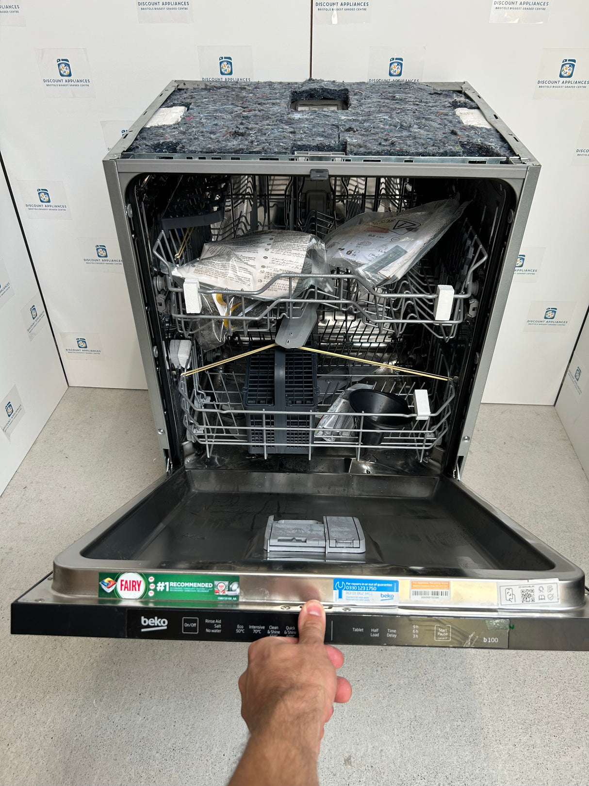Beko DIN15C20 Integrated Full Size Dishwasher