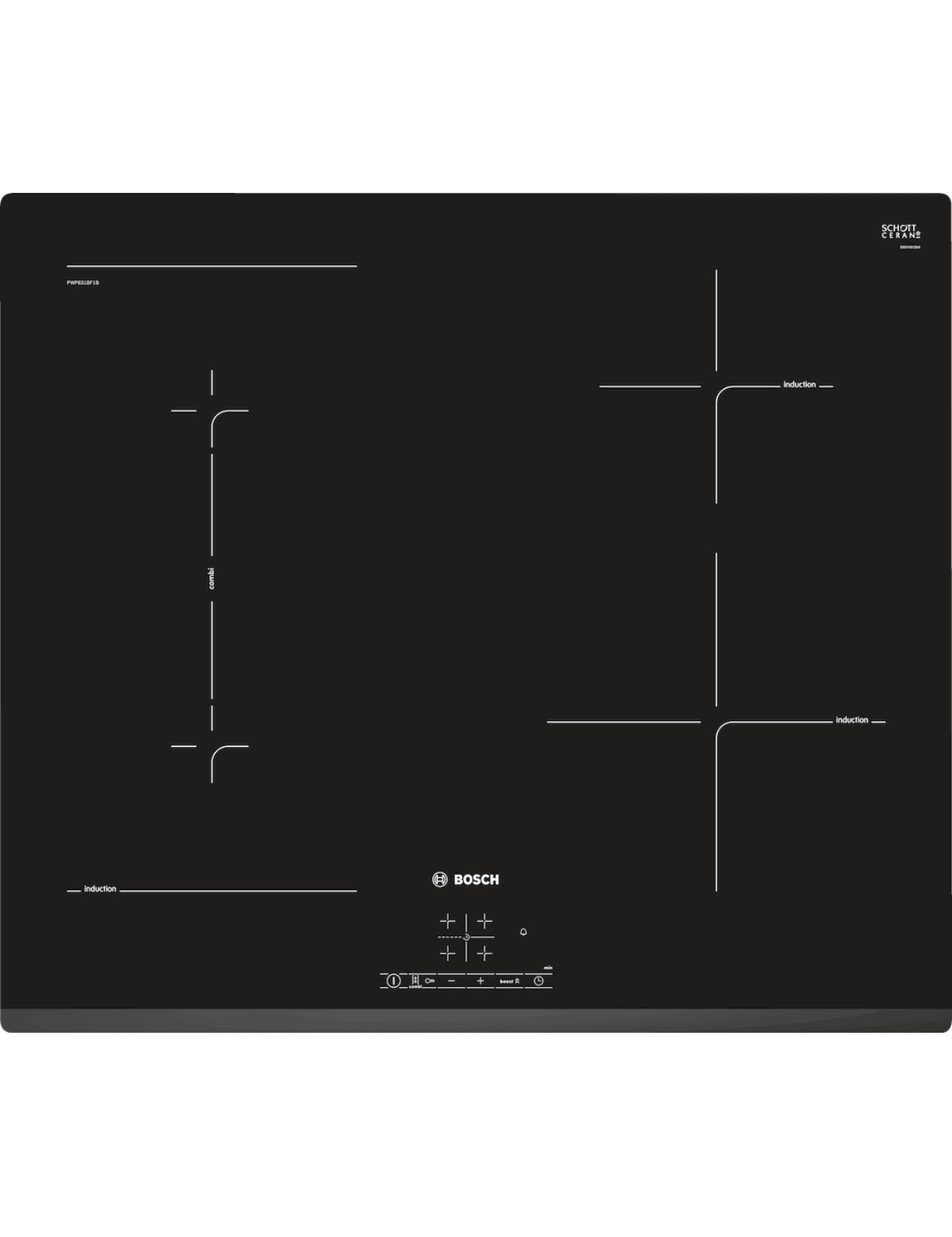 Bosch PWP631BF1B Induction Hob