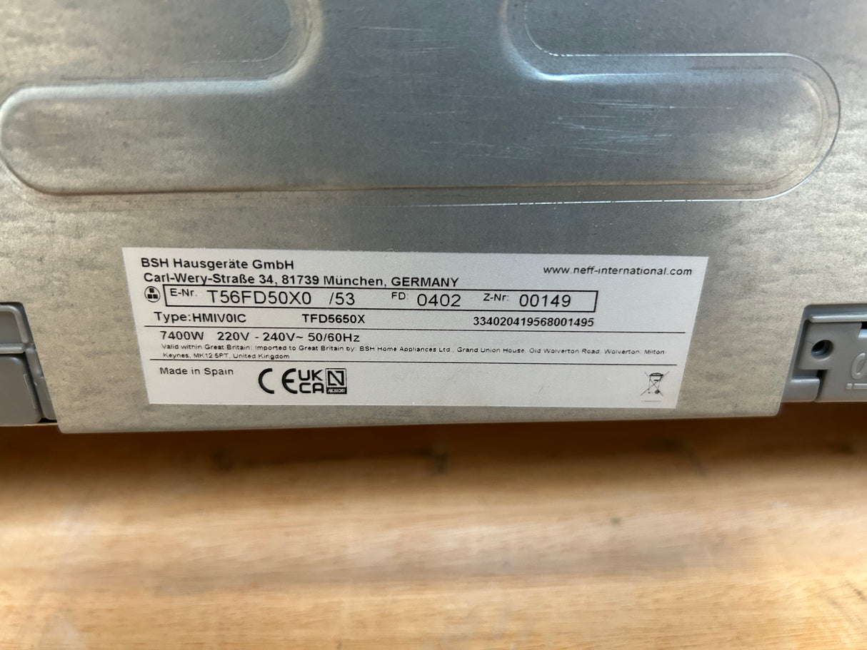 Neff T56FD50X0 Induction Hob