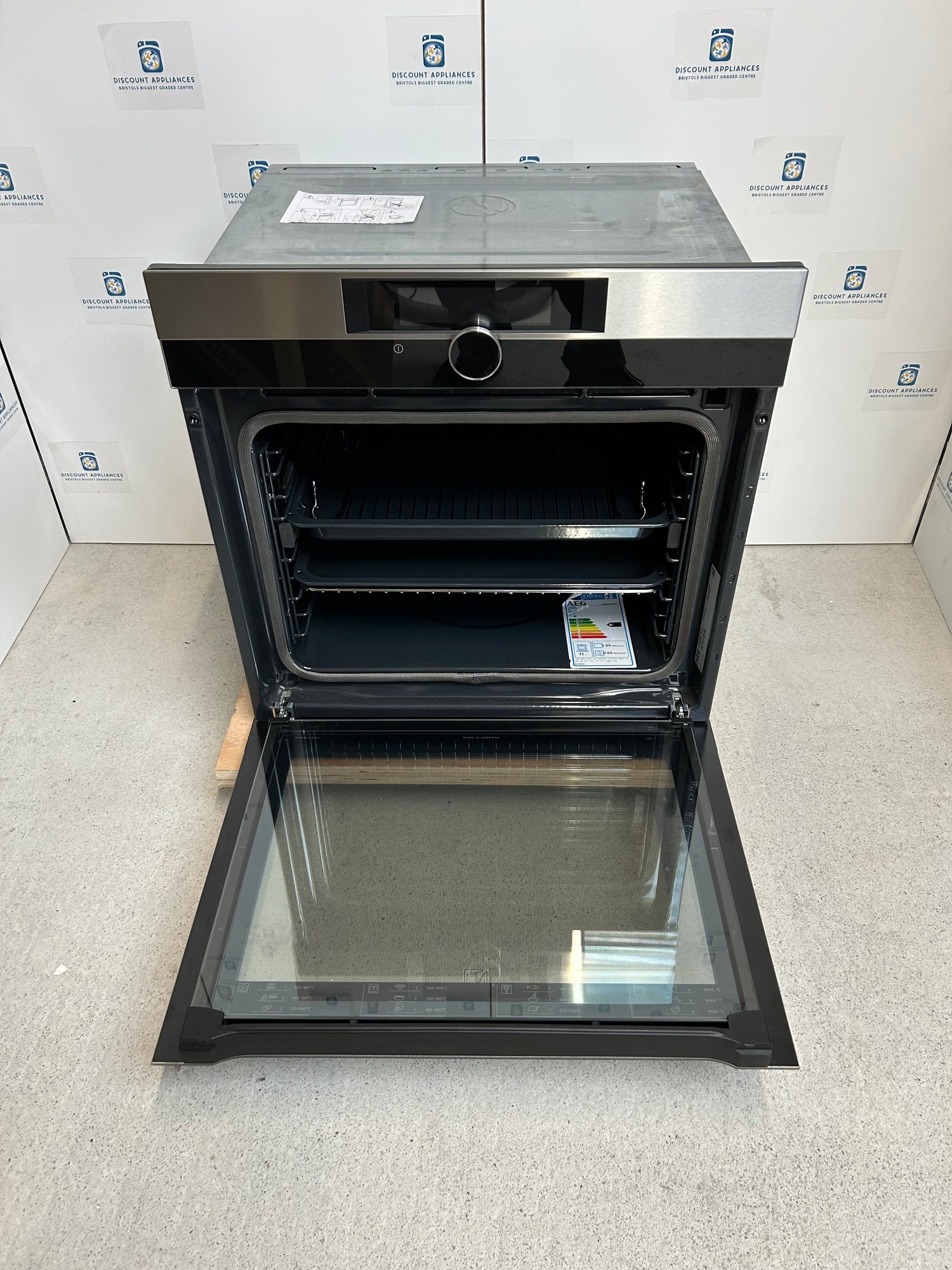 AEG BPK842720M Pyrolytic Single Electric Oven