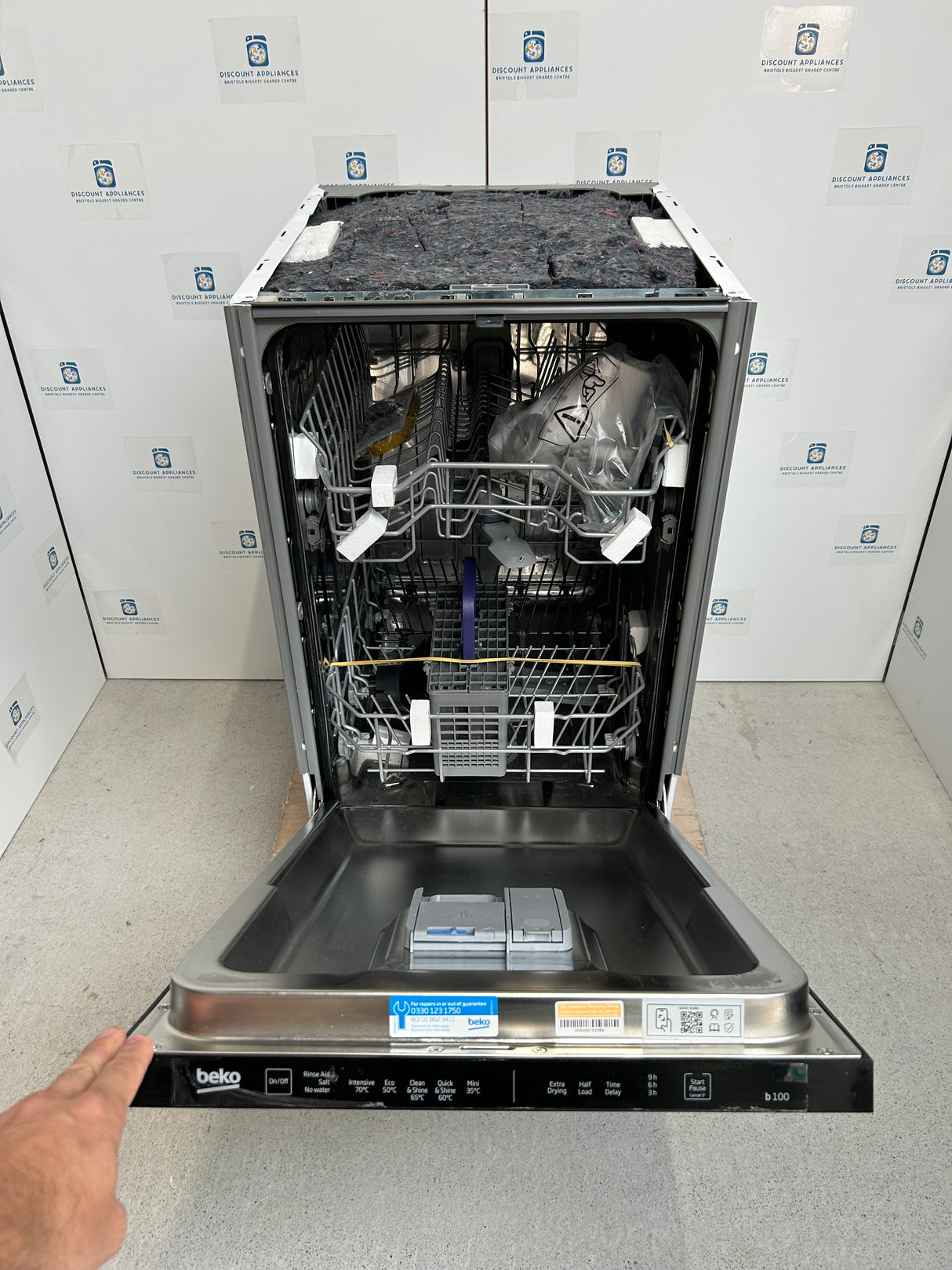 Beko DIS15020 Fully Integrated Slimline Dishwasher