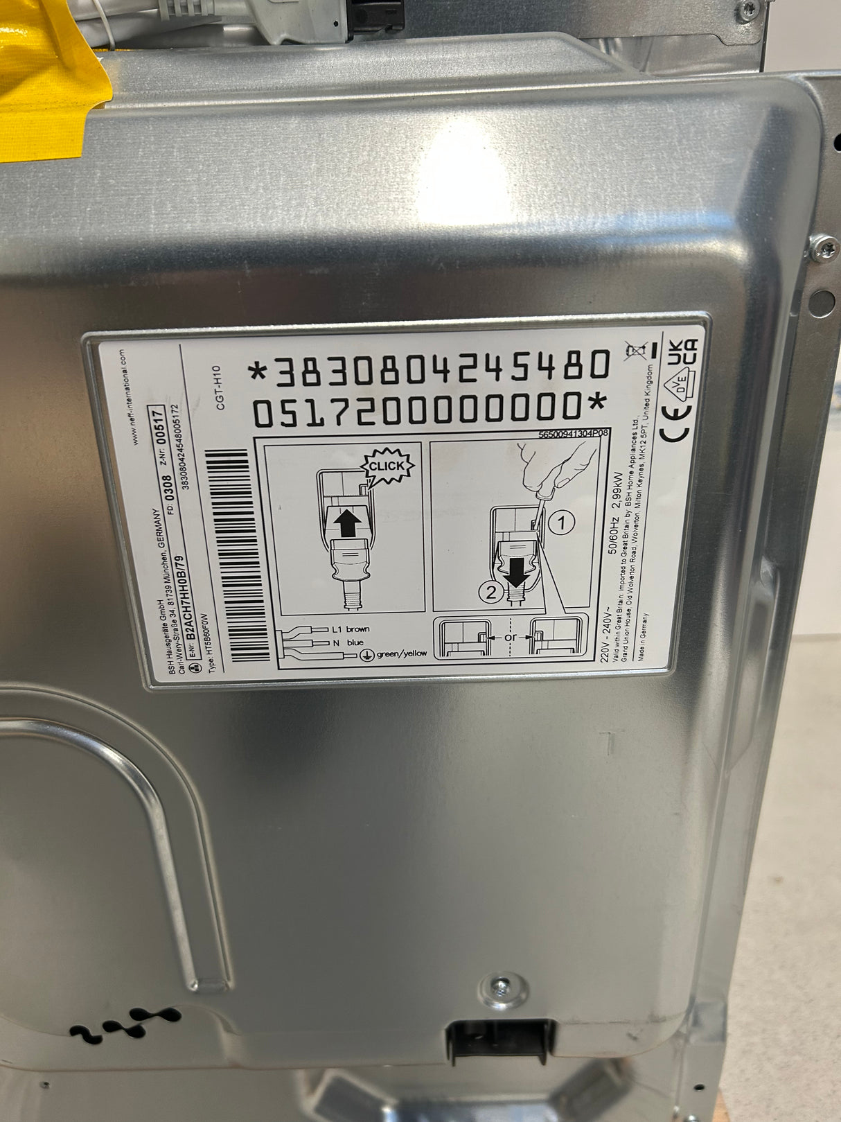 NEFF N50 B2ACH7HH0B Single Electric Oven