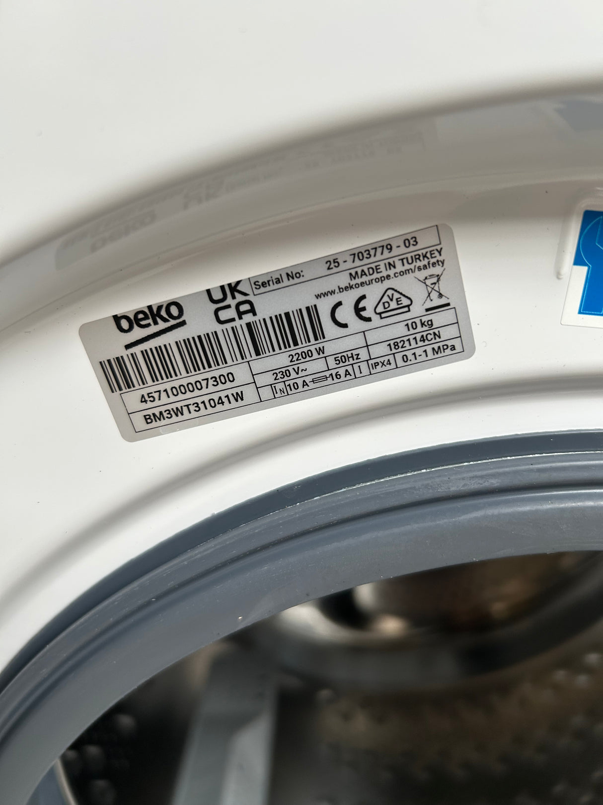 BEKO BM3WT31041W 10kg