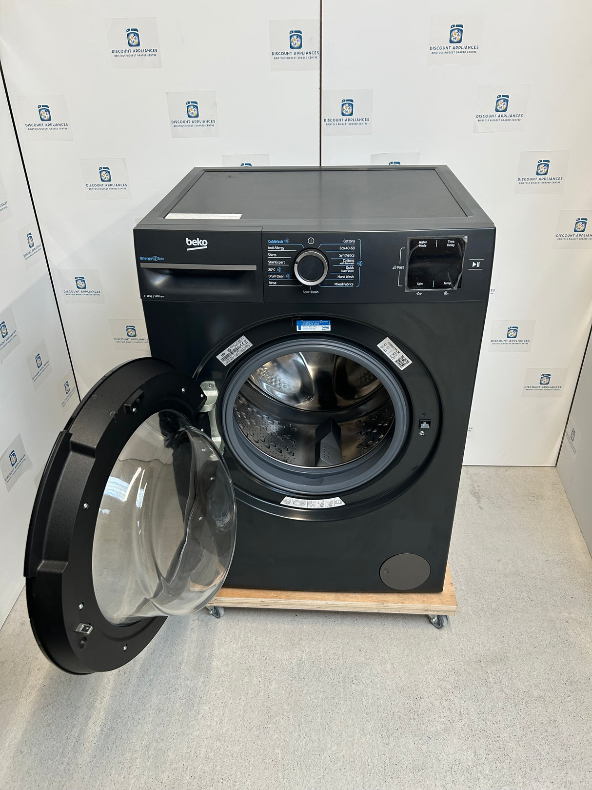 BEKO BM3WT4841IA 10kg 1400 Spin Washing Machine Anthracite